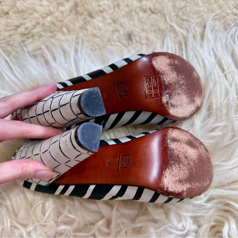 Carven Canvas High Heels - Picture 5 of 9
